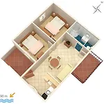 Appartement By The Sea Kastel Kambelovac, - 8679 *